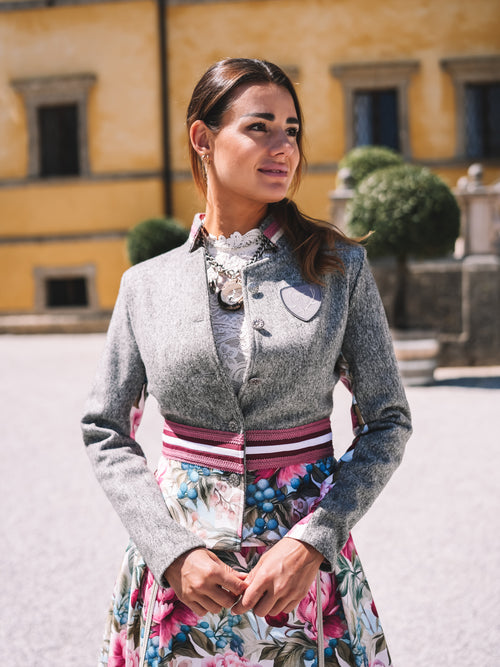 Blazer „Wilde Bergrose“