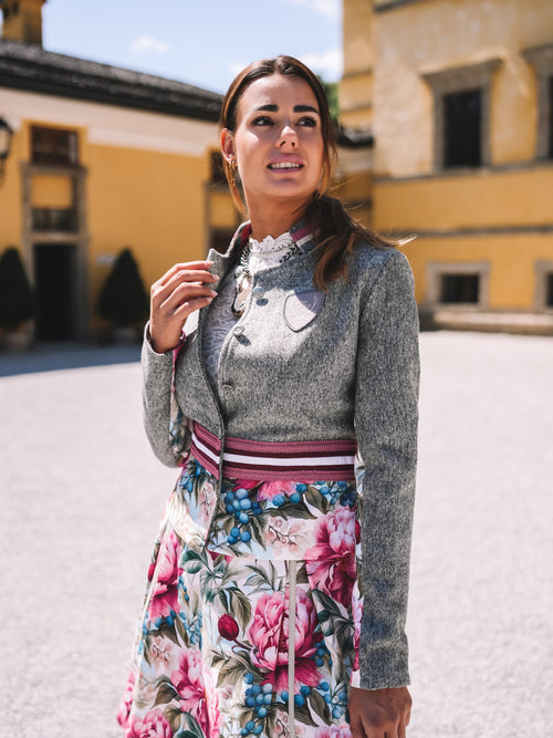 Blazer „Wilde Bergrose“