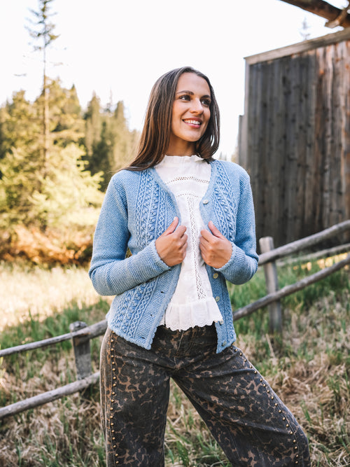 Strickjacke „Alpine Sky“