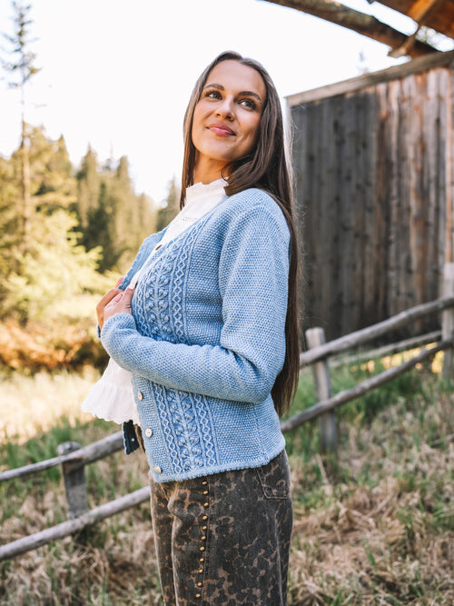 Strickjacke „Alpine Sky“