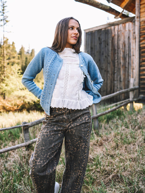 Strickjacke „Alpine Sky“