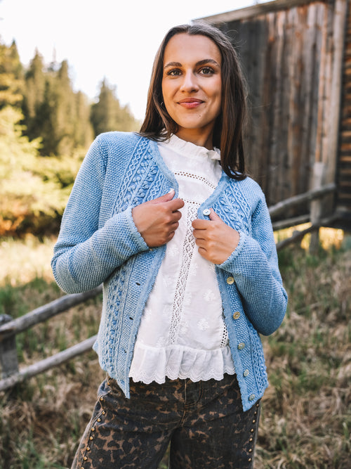 Strickjacke „Alpine Sky“