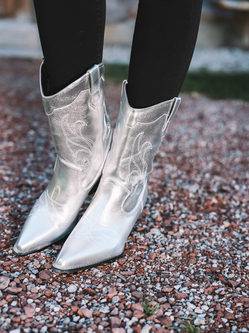 Cowgirl Boots „Silver Stardust“