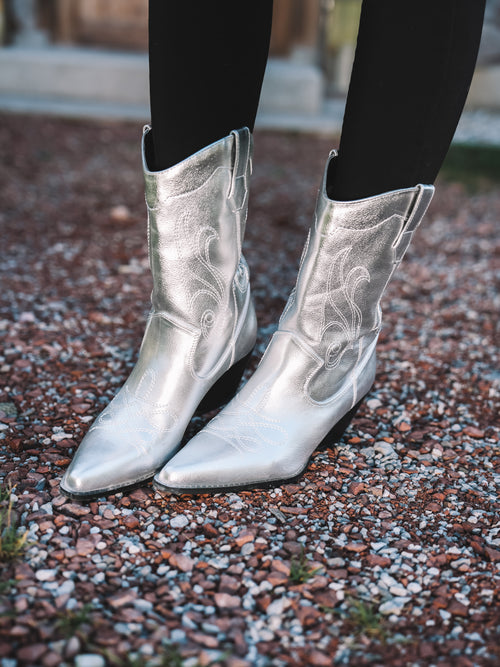 Cowgirl Boots „Silver Stardust“