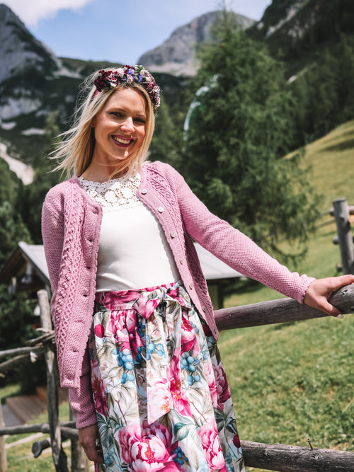 Strickjacke "Alpenröschen"