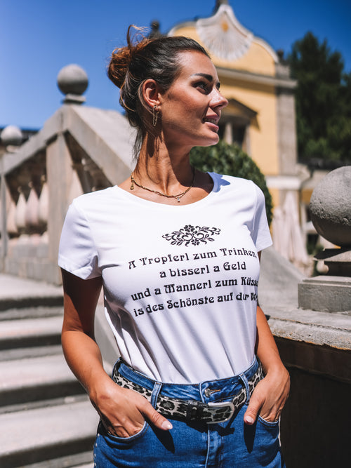 T-Shirt „Mannerl zum Küssen“