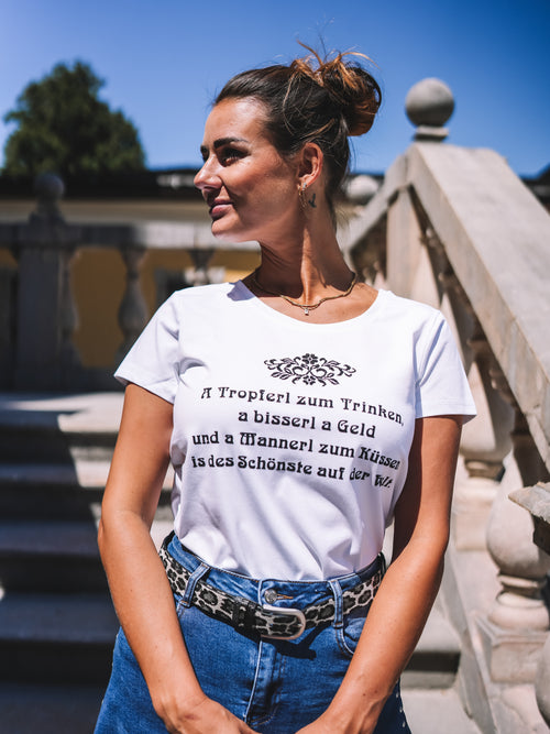 T-Shirt „Mannerl zum Küssen“
