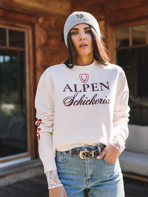 Boxy Pulli "Alpen Schickeria"