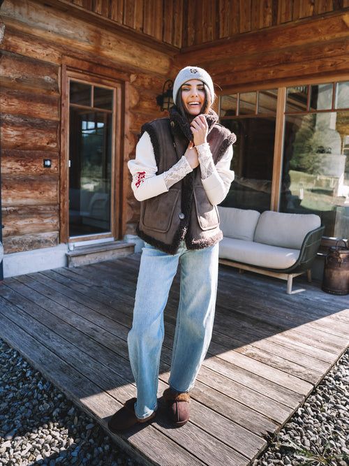 Beanie "Grey Darling"