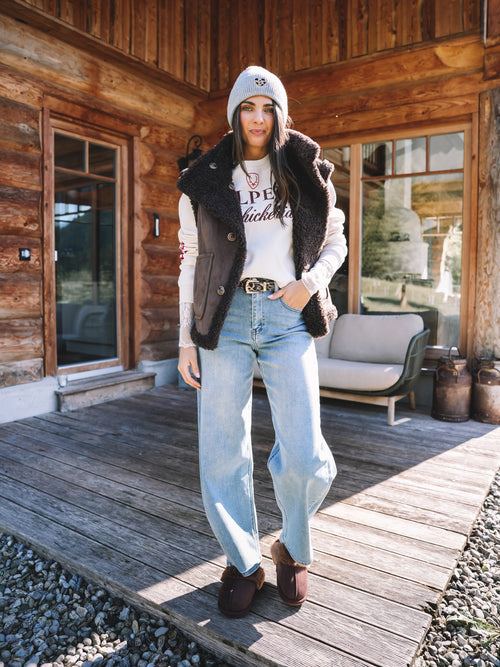 Beanie "Grey Darling"