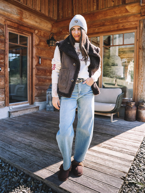 Beanie "Grey Darling"