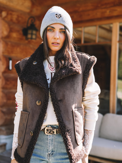 Beanie "Grey Darling"