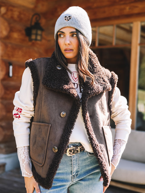 Beanie "Grey Darling"