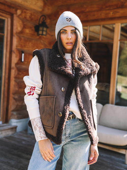 Beanie "Grey Darling"