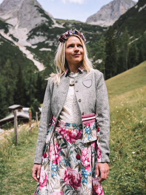 Blazer „Wilde Bergrose“