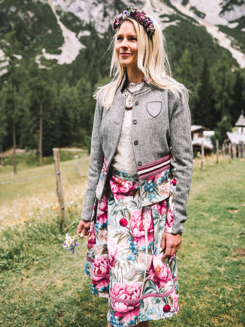 Blazer „Wilde Bergrose“