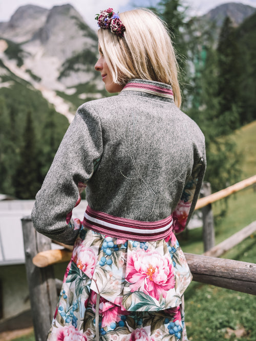 Blazer „Wilde Bergrose“