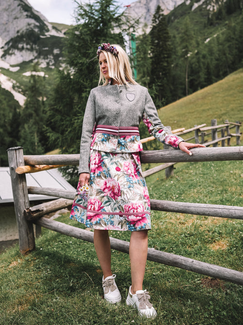 Blazer „Wilde Bergrose“