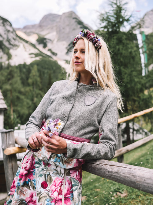 Blazer „Wilde Bergrose“