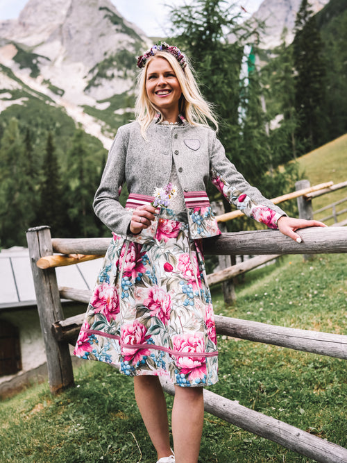 Blazer „Wilde Bergrose“