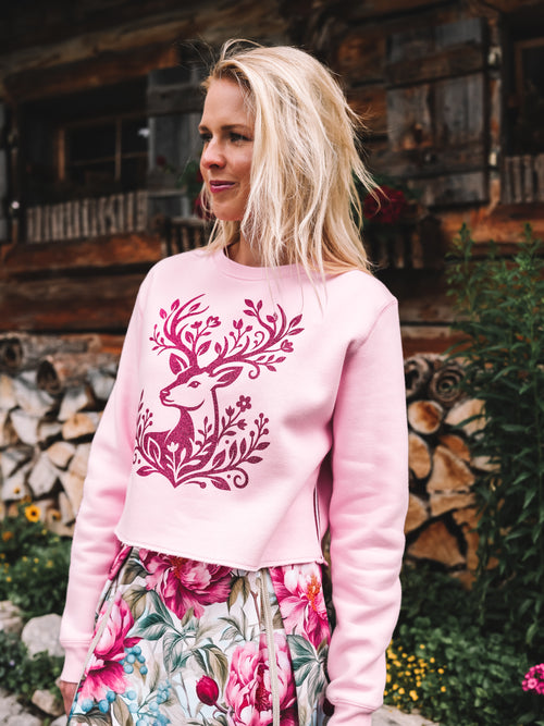 Boxy Pulli „Hirsch Dame“