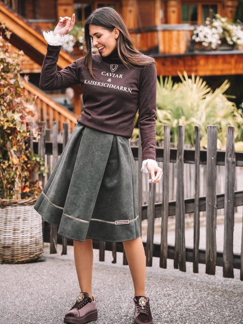 Rollkragen Pullover "Alpine Delikatesse"