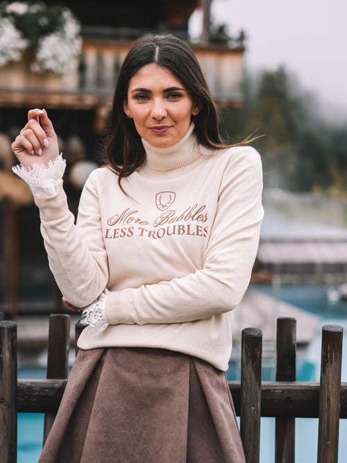 Rollkragenpullover "More Bubbles"