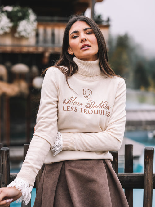 Rollkragenpullover "More Bubbles"