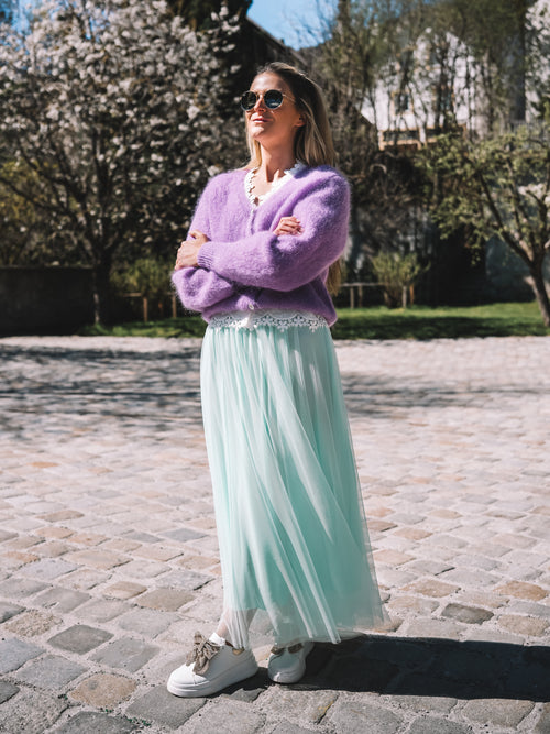 Strickjacke „Alpine Lavender“