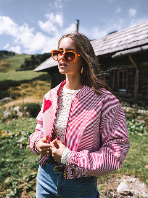 College Jacke „Fräulein Wichtig“