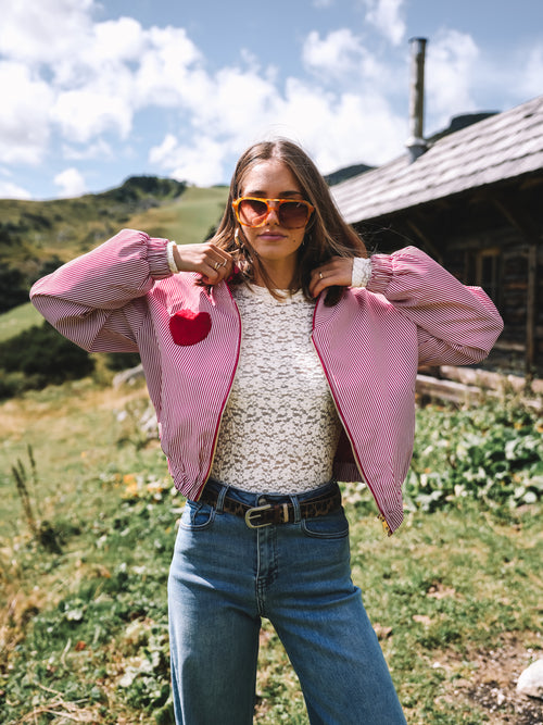 College Jacke „Fräulein Wichtig“