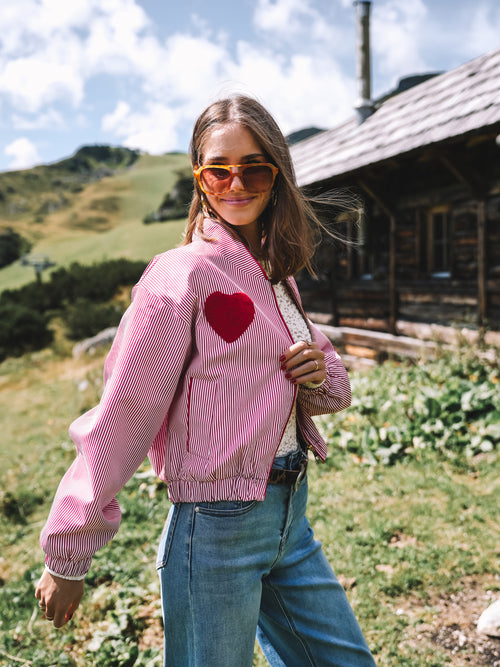 College Jacke „Fräulein Wichtig“