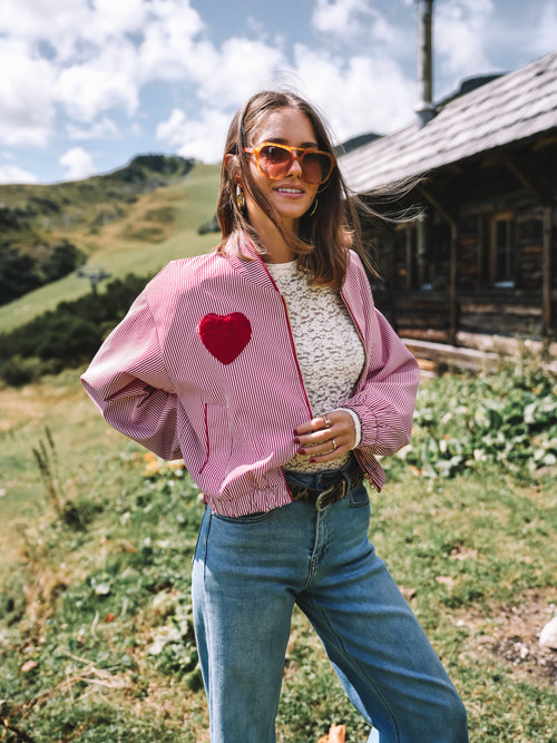 College Jacke „Fräulein Wichtig“