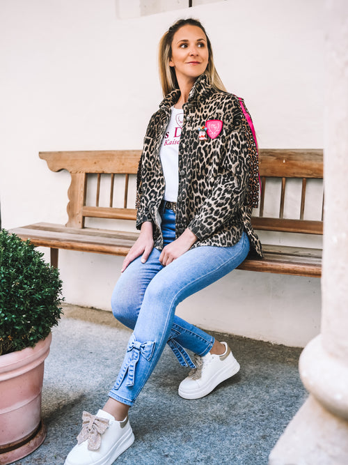 Oversized Jeansjacke „Alpine Vibes“