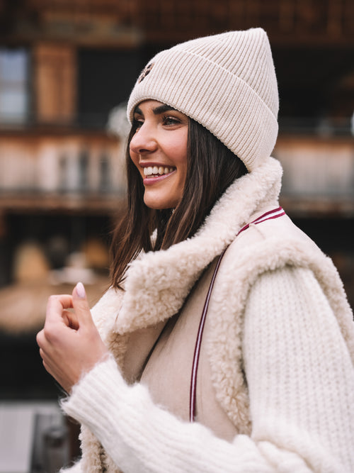 Fake Fur Wendeweste "Herzenswärme"