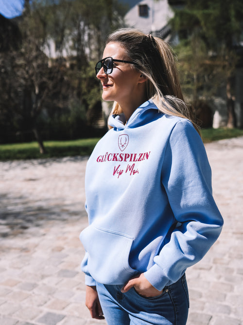 Hoody "Glückspilzin"
