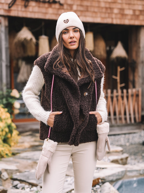 Wendeweste Fake Fur "Bergchérie"