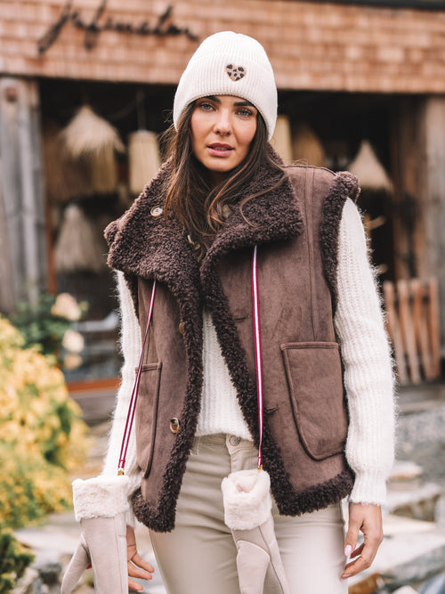 Wendeweste Fake Fur "Bergchérie"