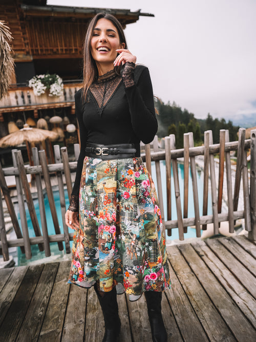 Spitzentop "Noir Allure"
