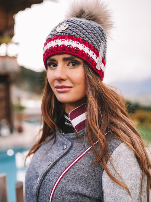 Handstrickmütze "Alpine Seele"