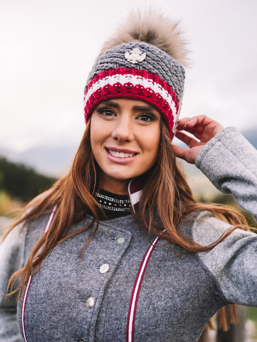 Handstrickmütze "Alpine Seele"