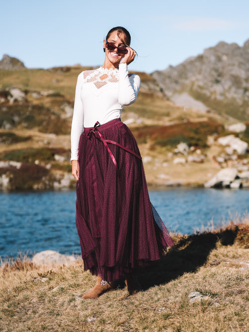 Tüllrock „Berry Whisper“