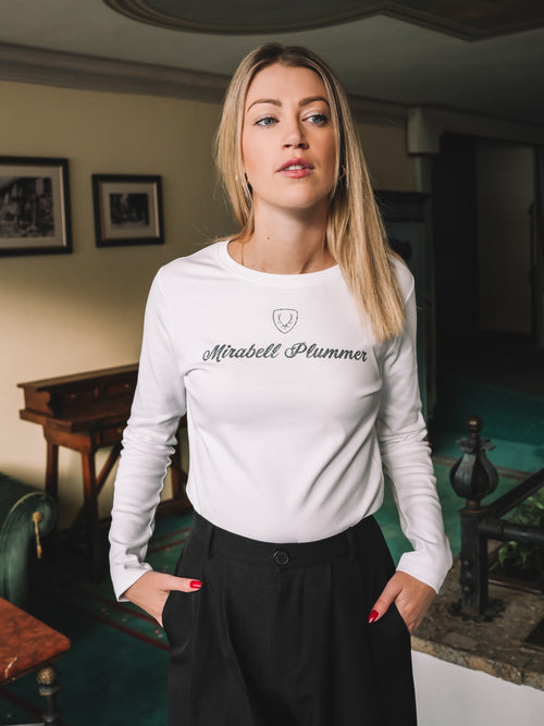 Langarm Shirt „Alpine Silver“