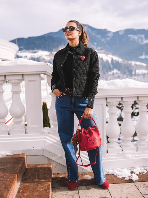 Steppjacke "Black Affection"