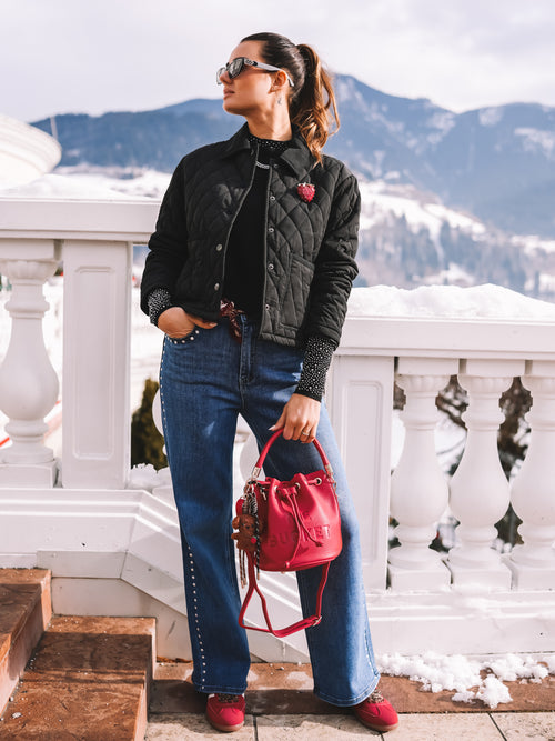 Steppjacke "Black Affection"