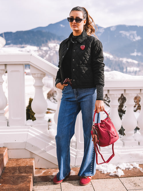 Steppjacke "Black Affection"