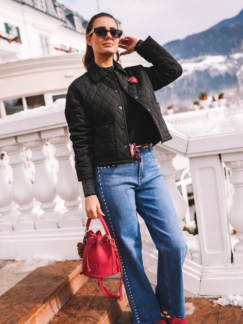 Steppjacke "Black Affection"