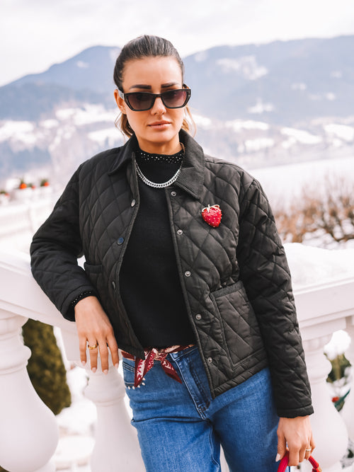 Steppjacke "Black Affection"