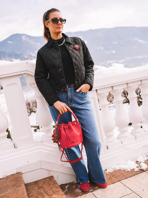 Steppjacke "Black Affection"