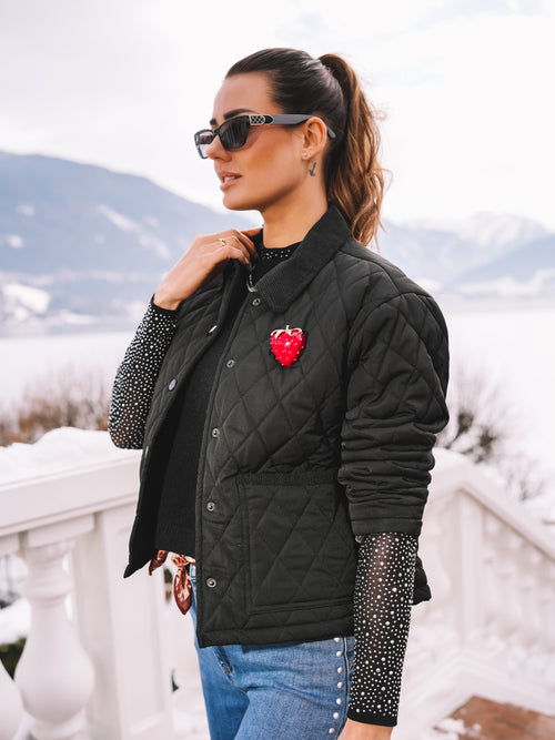 Steppjacke "Black Affection"